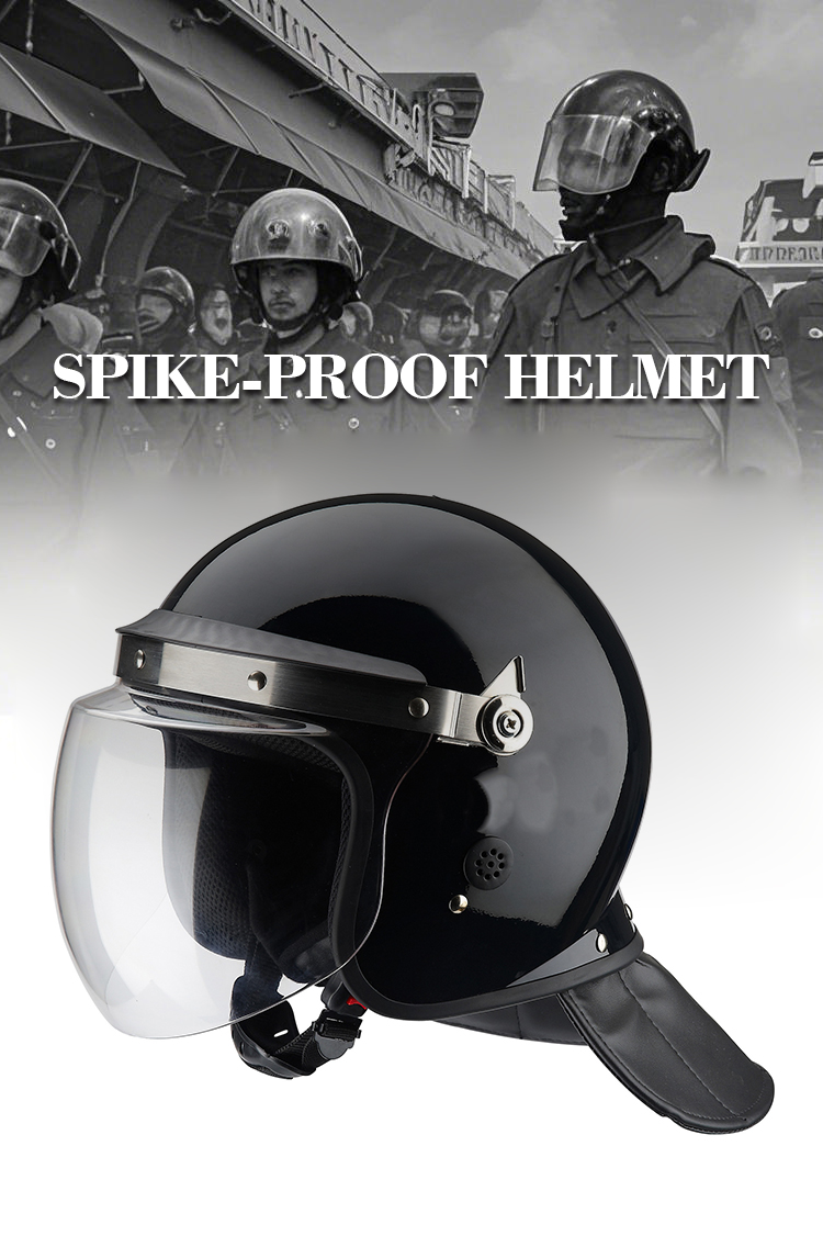 Crowd Control Security Frontier Helmet With Mask Manufacture
