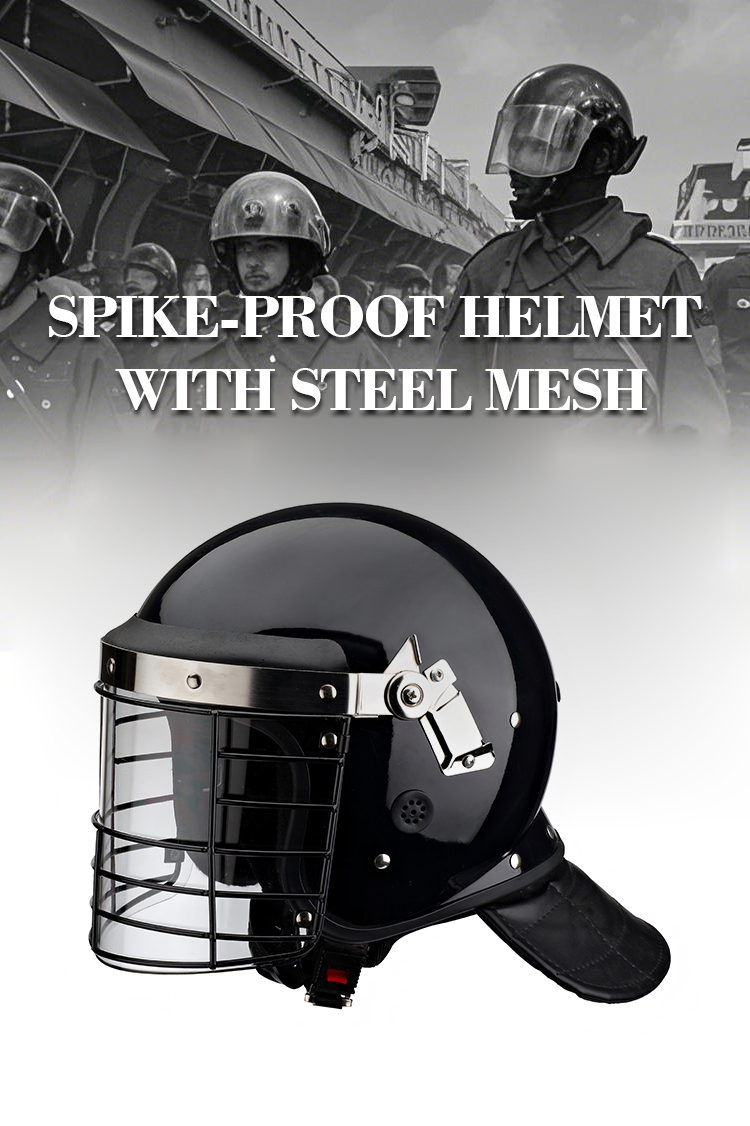 Steel Mesh Ballistic Riot Protection Helmet