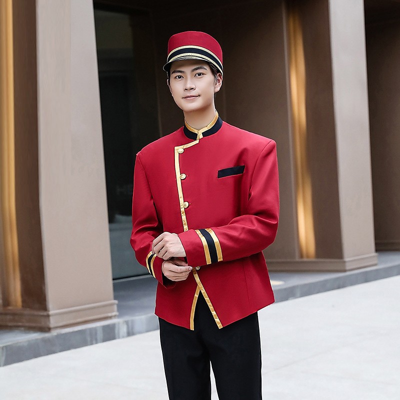 Коллекция Hotel Bellman Uniform | Красный и золотой дизайн | Эксклюзивный поставщик